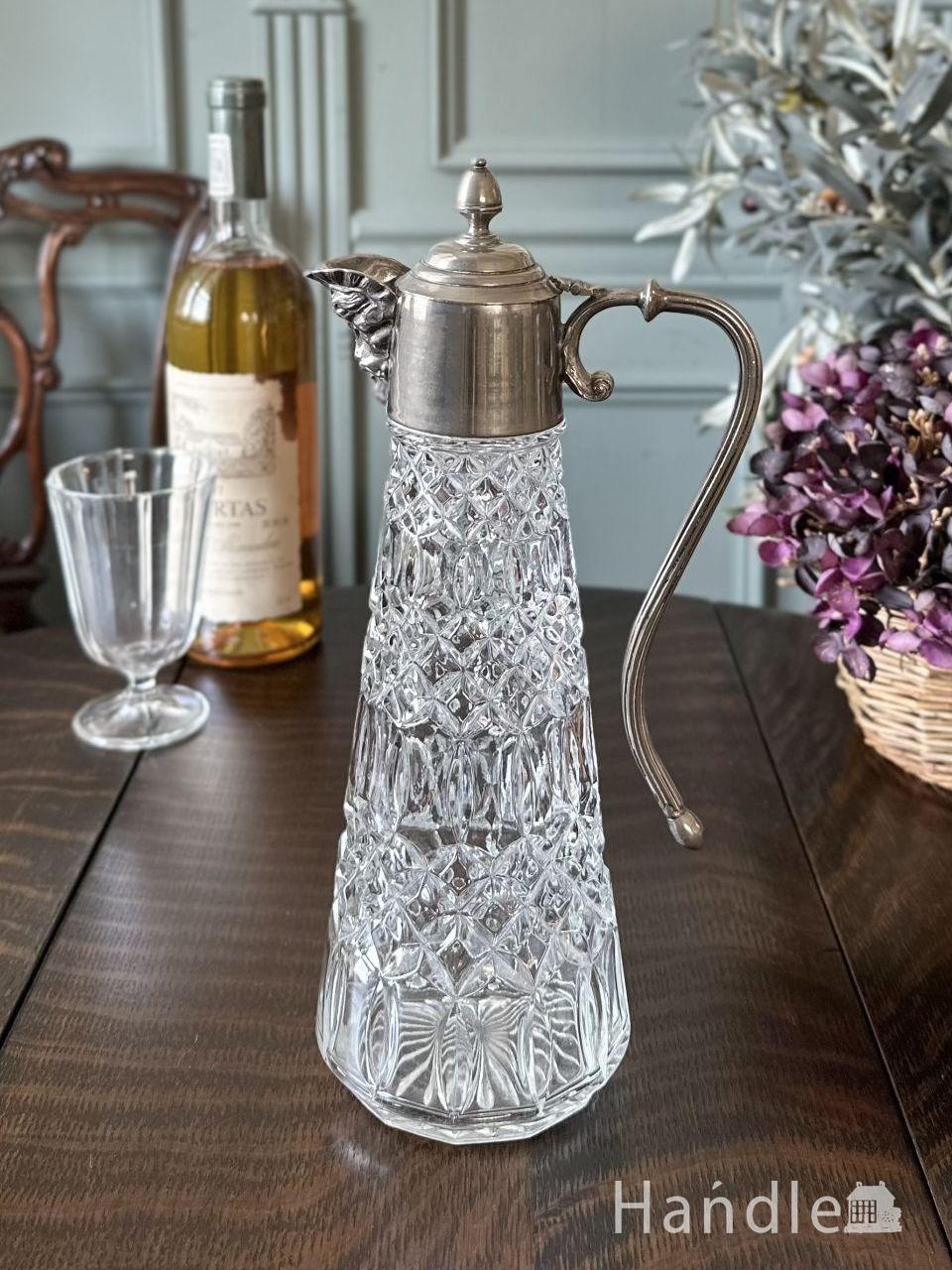 アーサーウッド(Arthur-wood)のアンティーク水差し、馬の形の持ち手が