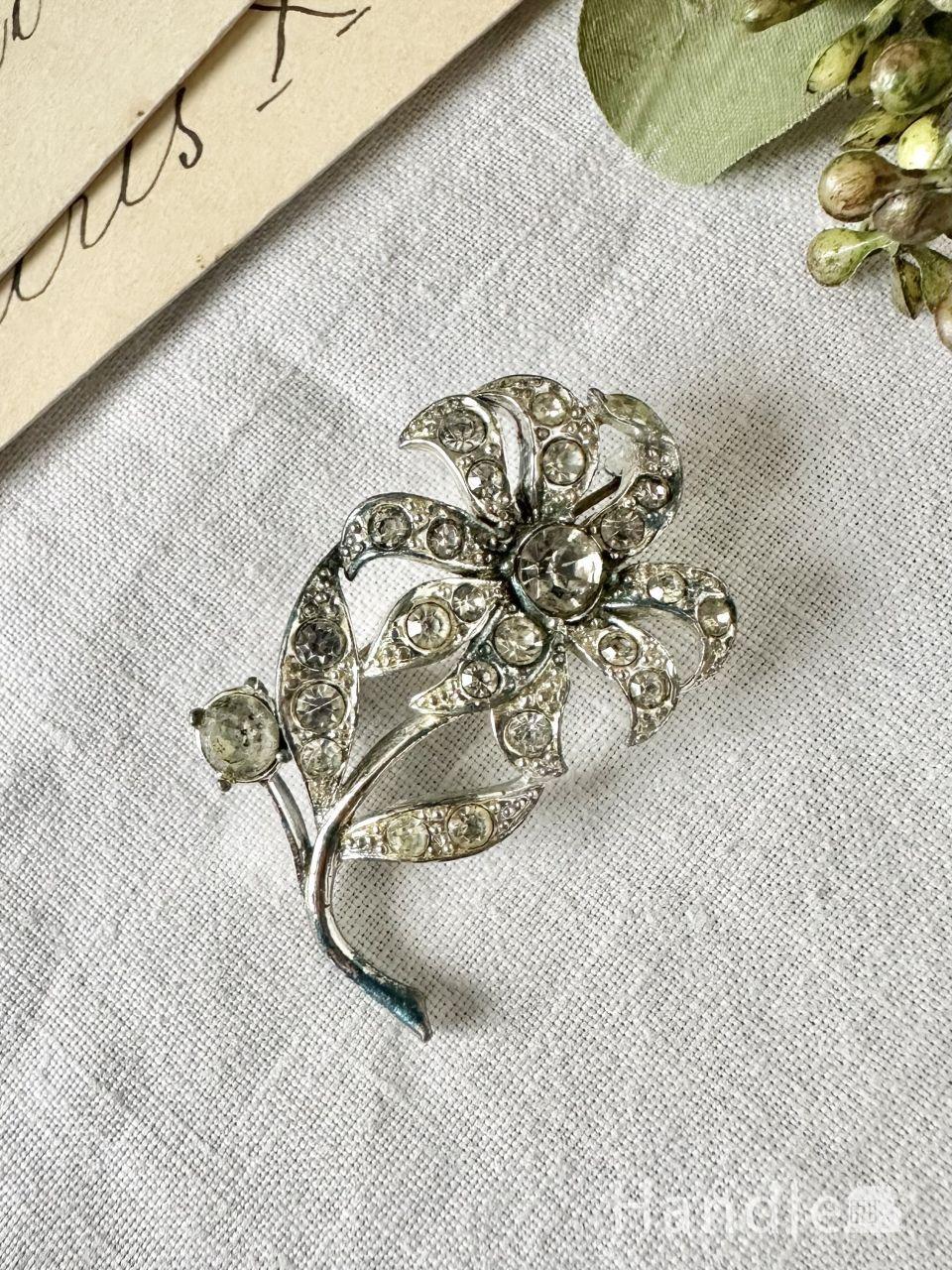 1940年代のアンティーク ブローチ（フラワー）(m-275-z)｜アンティーク雑貨