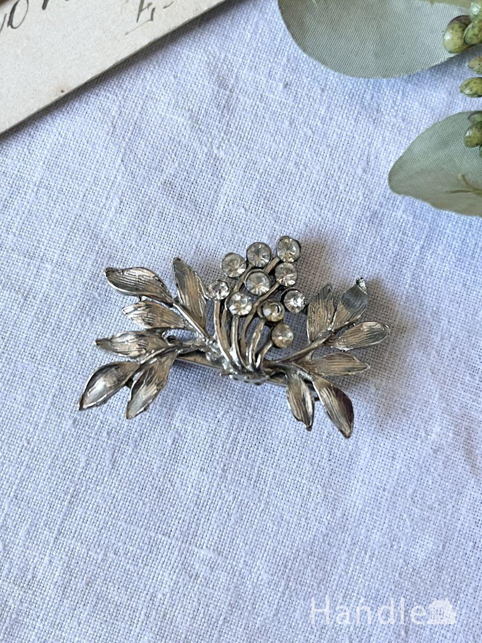 1940年代のアンティーク ブローチ（フラワー）(m-275-z)｜アンティーク雑貨