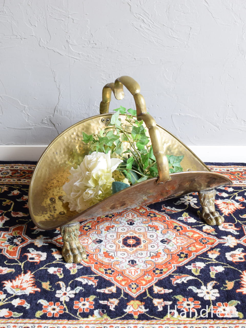 イギリス輸入の陶器ジャー、 ジャムポット「APPLE＆COOSEBERRY」(m