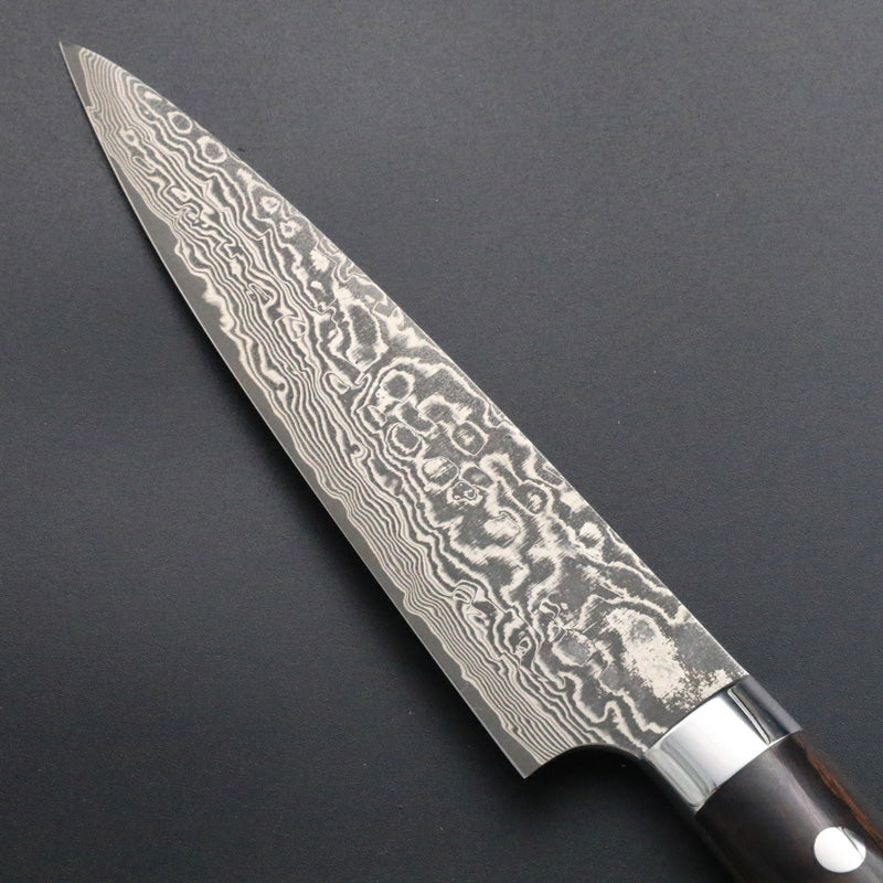 佐治武士 VG10 ダマスカス ペティナイフ 150mm アイアンウッドハンドル