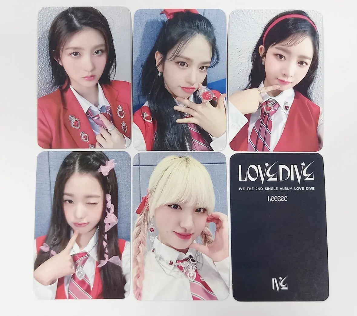 IVE 'LOVE DIVE' 2nd Single - Mokket Shop Fansign Event Photocard