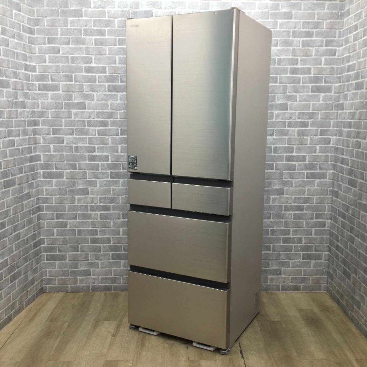 日立 冷蔵庫 6ドア 485L フレンチドア R-HWC49T(N) 2024年製
