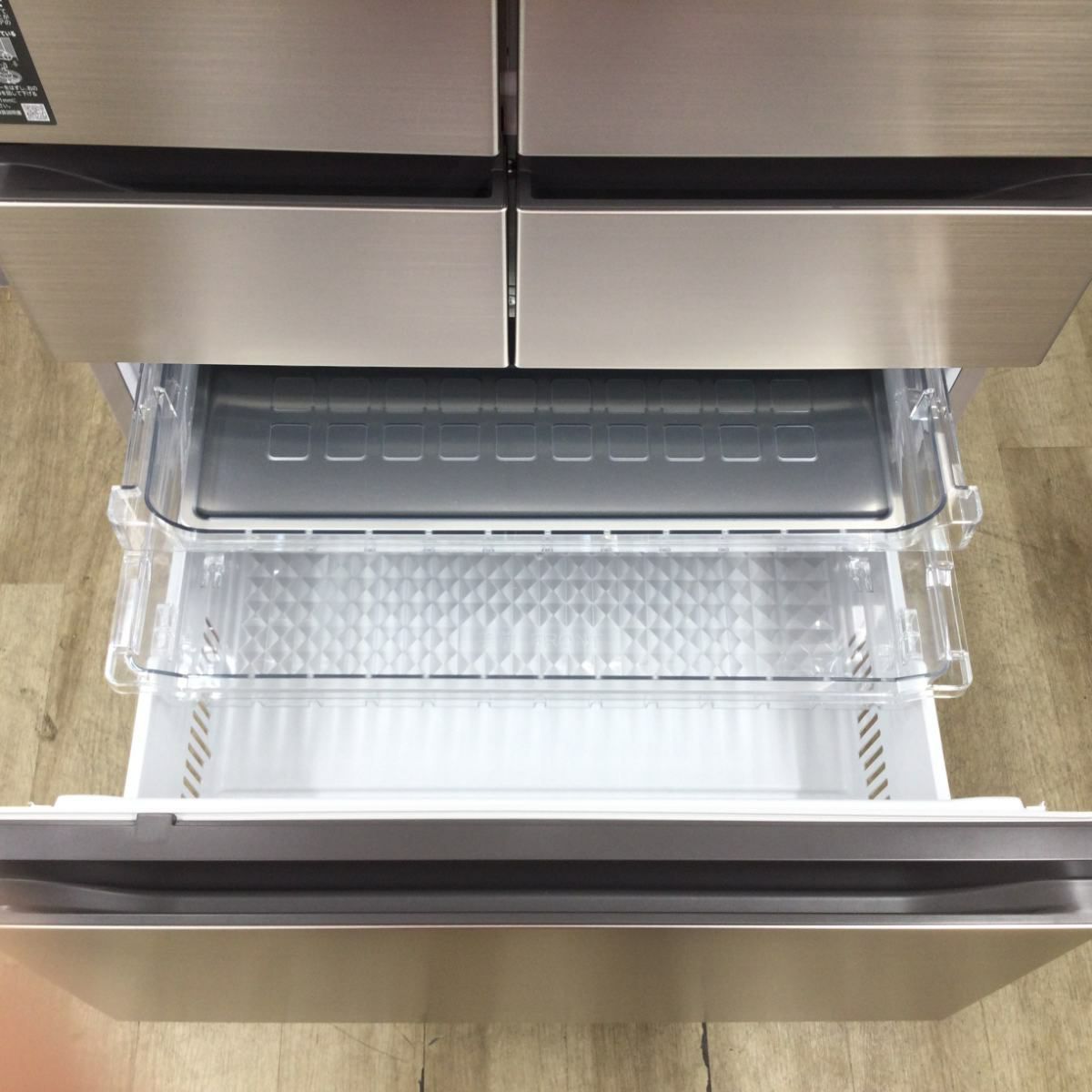 日立 冷蔵庫 6ドア 485L フレンチドア R-HWC49T(N) 2024年製