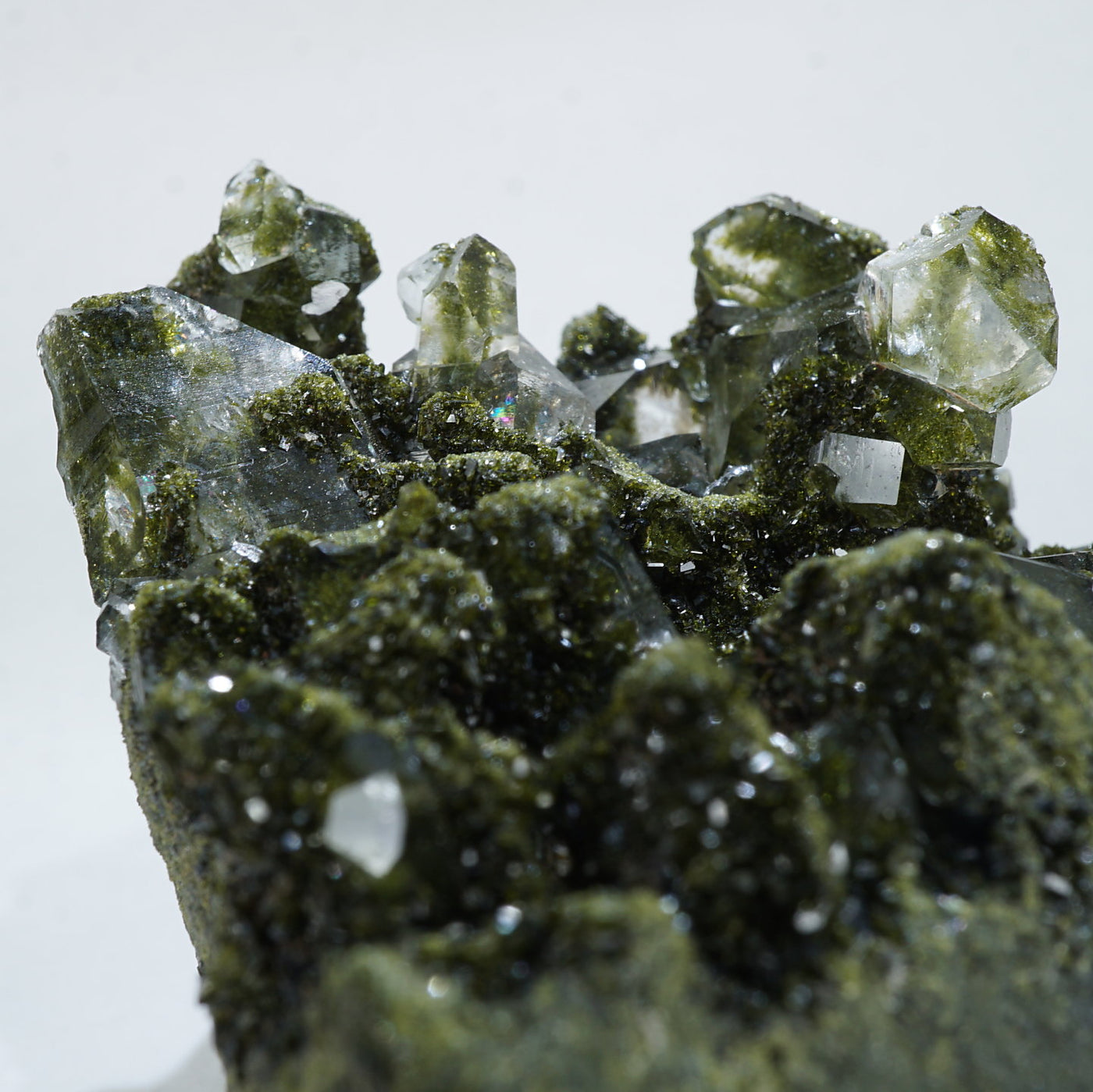 トルコ産 エピドート・水晶 – 天然石ハッピーギフト