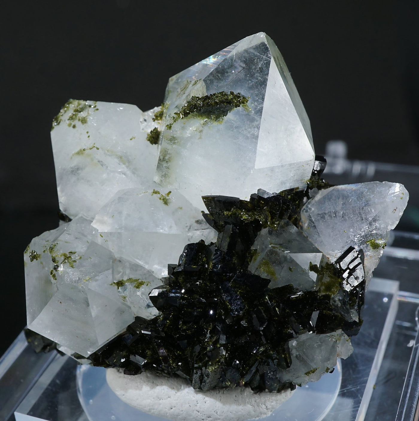 トルコ産 エピドート・水晶 – 天然石ハッピーギフト