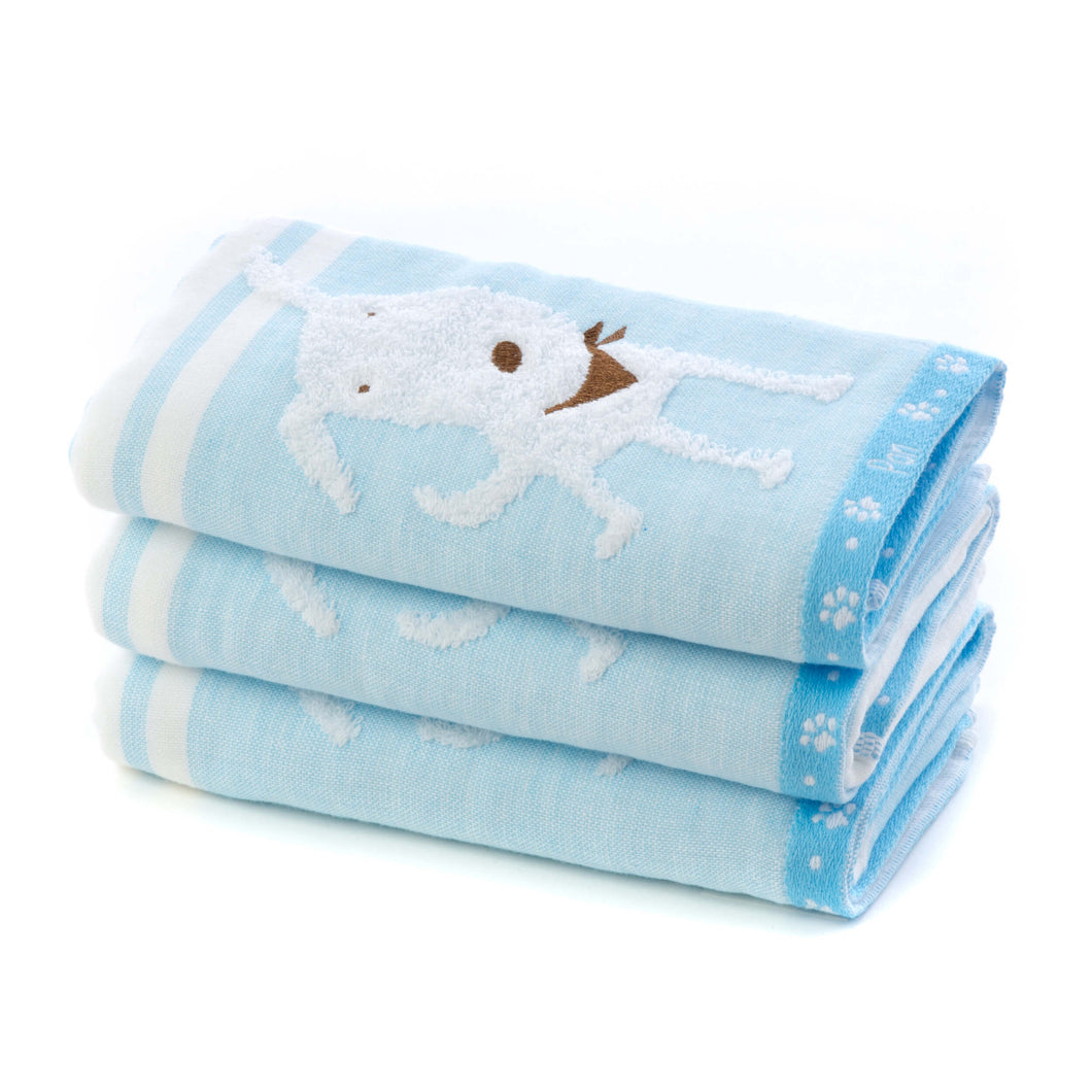 2枚セット PONちゃんガーゼ フェイスタオル｜今治の老舗タオルメーカー