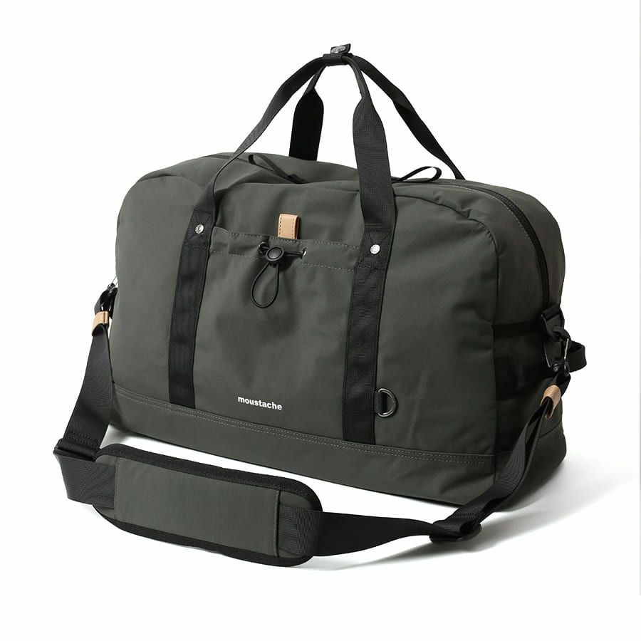 公式】 MOUSTACHE ボストンバッグ シワ加工ナイロン MEG-4433