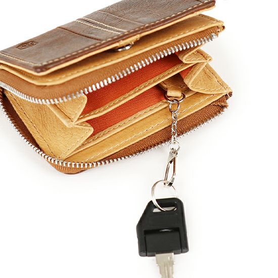 MOUSTACHE コインケース バッファロー革×豚革 DBR-5402 | ハーヴェスト