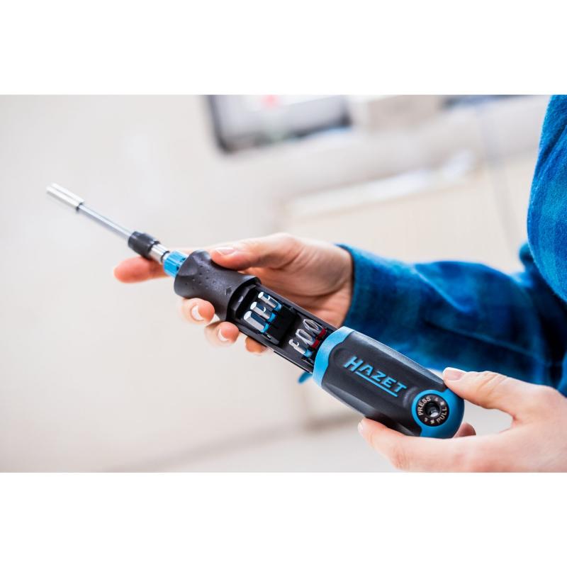 Hazet 810R-4 Ratcheting Bit Screwdriver, 1/4