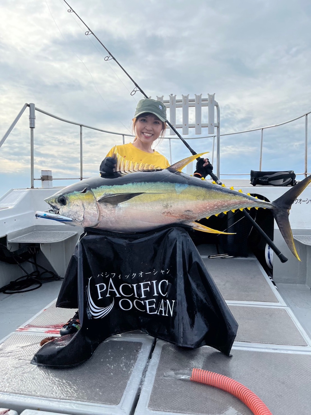 初めてのキハダマグロ😭🩵🩵🩵 | ハヤブサLady 隼華-HAYAKA-