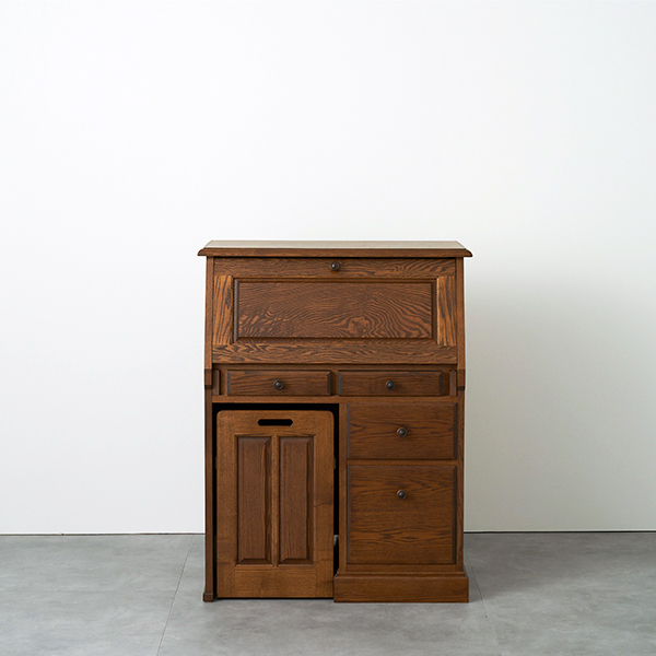 収納家具「ライティングビューロー(スツール付)(COT-102)」 | 葉山家具