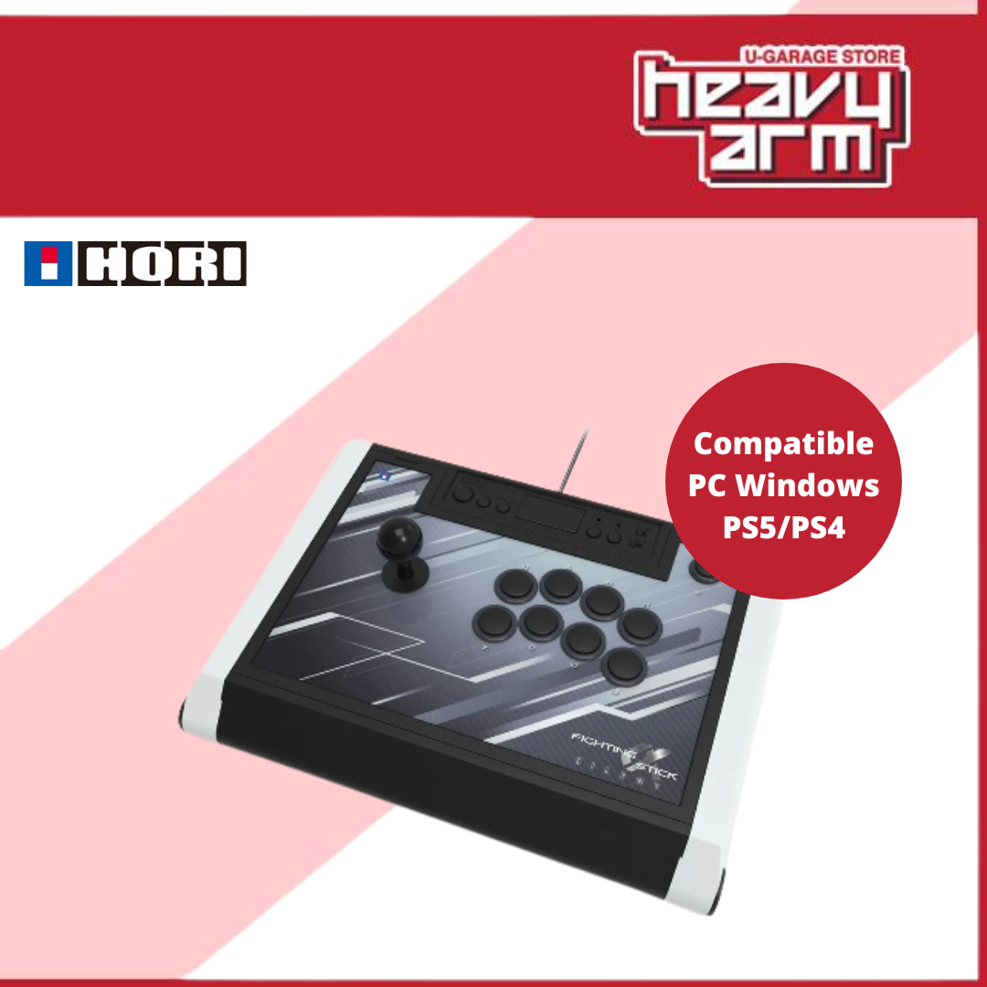 Hori Fighting Stick Alpha Silent for PS5/PS4/PC (Official