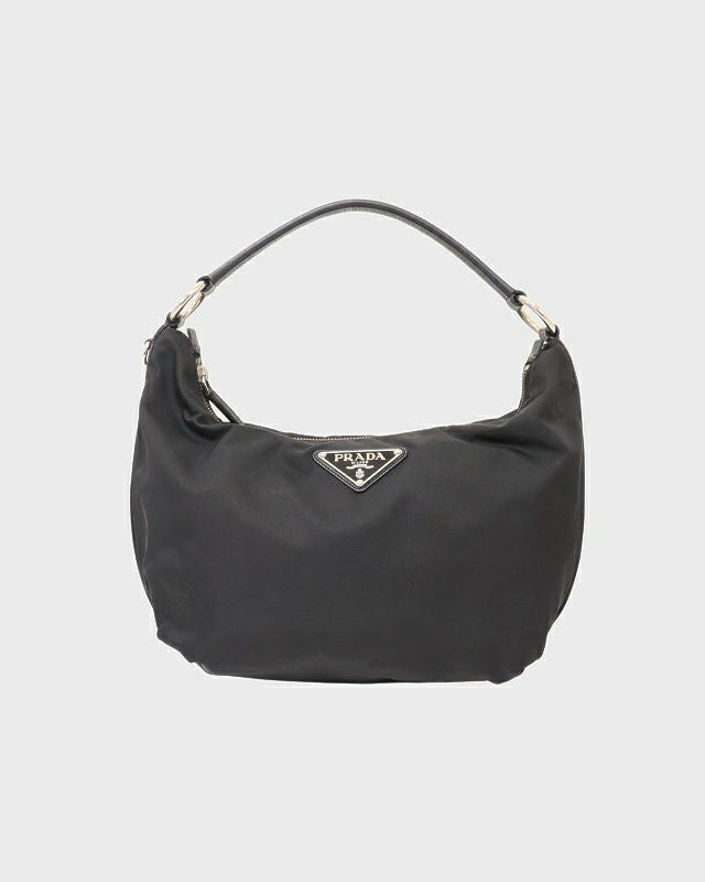PRADA 三角ロゴ金具ナイロンレザーワンショルダーバッグ | Hedy