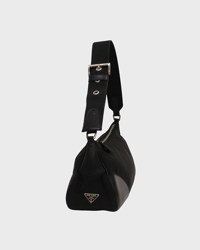 PRADA 三角ロゴナイロンレザーワンショルダーバッグ | Hedy