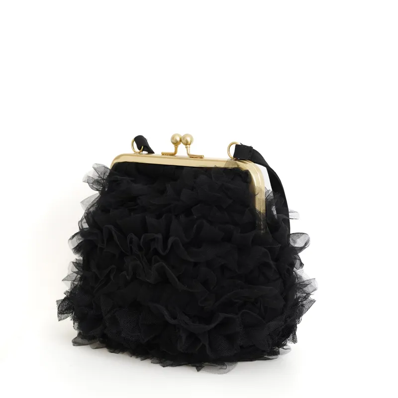 Bibiy.（ビビィ）foxy illustrationsコラボODETTE TULLE BAG（ブラック