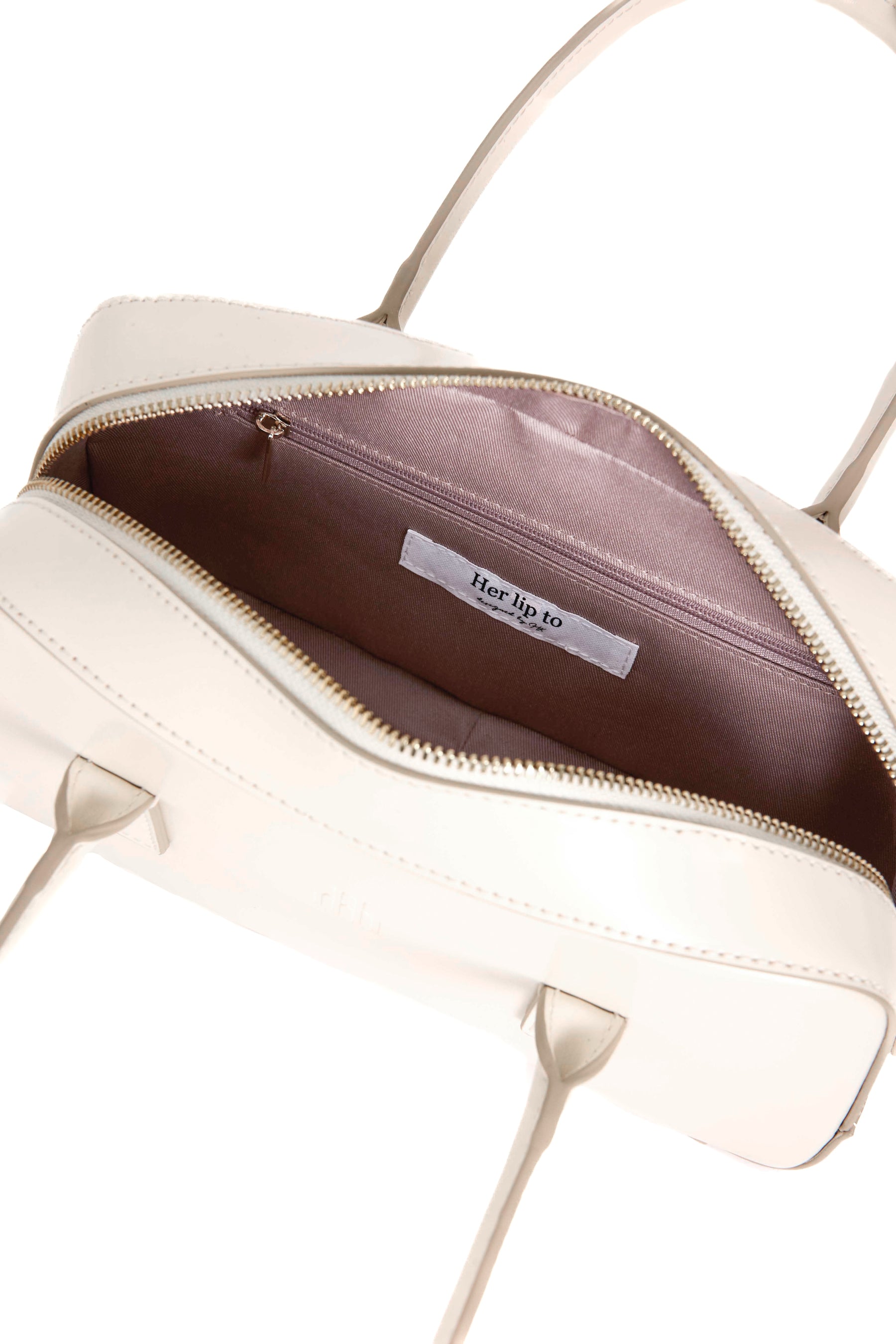 Trois Logo Mini Boston Bag