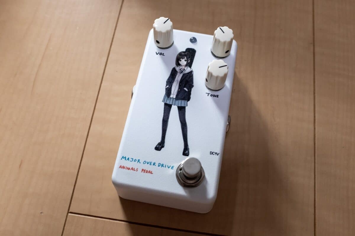 Animals Pedal Custom Illustrated Major Overdrive by あしやひろ