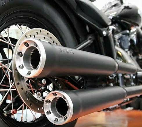 SALE】COBRA RACE PRO TIPS 3インチ スリップオンマフラー ブラック