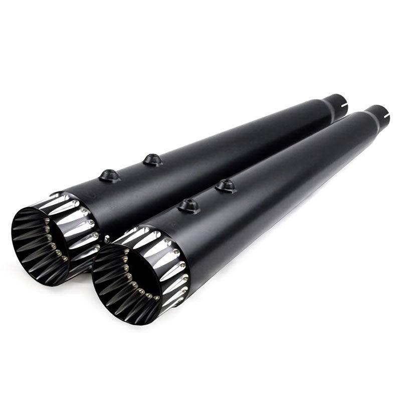 1995～2016 ツーリング 4.5インチ スリップオンマフラー ダブル