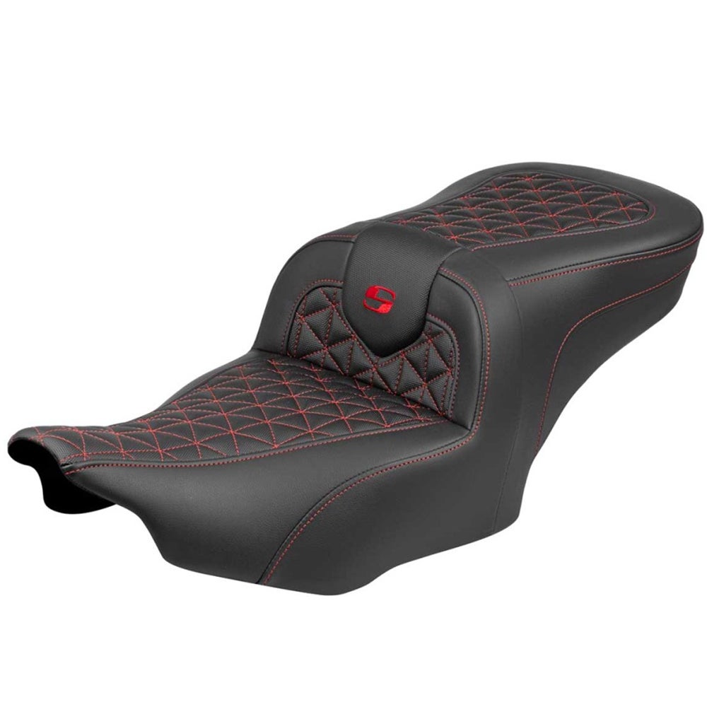 サドルマン ロードソファ トライグリッパーシート (レッド) 2024以降