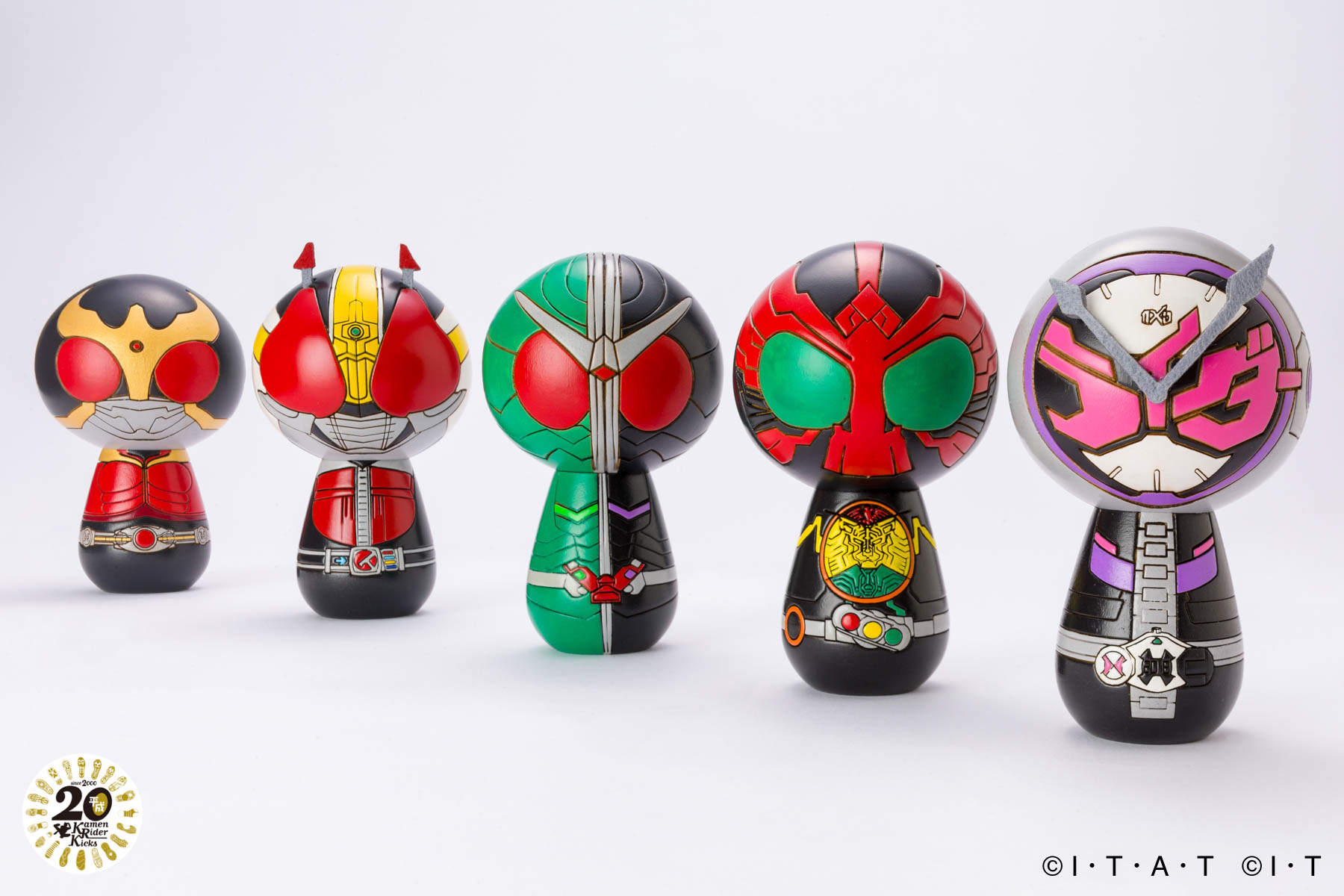 平成仮面ライダー20作品記念 群馬県の伝統工芸「創作こけし」＆ 限定