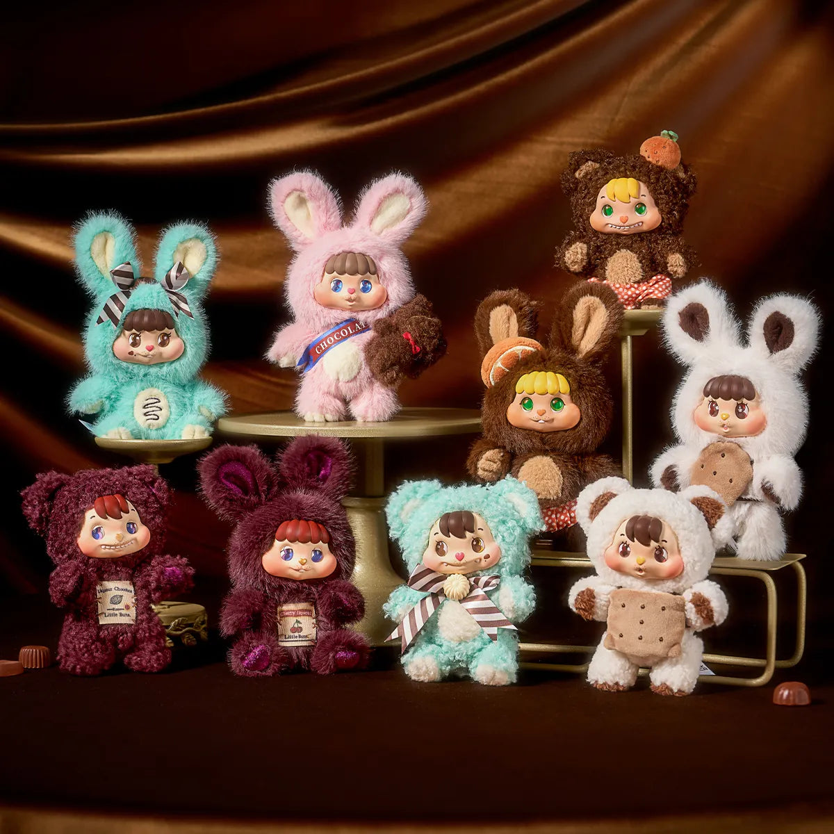 52TOYS LITTLE BUNS MELTING TOGETHER ソフビぬいぐるみ ブラインド