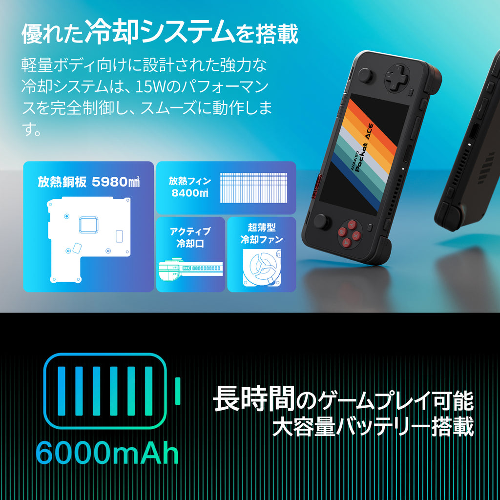 特典付き》AYANEO Pocket ACE Androidゲーム機 Snapdragon G3x Gen2