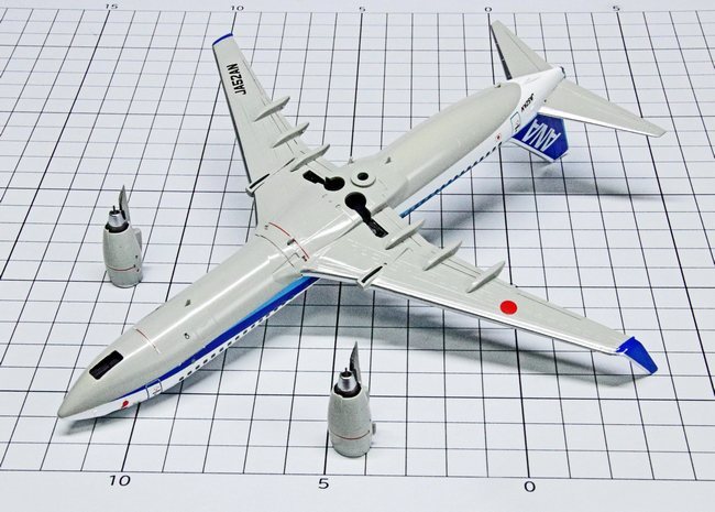 1/200「全日空 ボーイング737-800 トリトンブルー」後編 – 艦船模型
