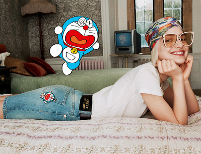 今年はドラえもん 新年を祝しGGパターンに出現 | HIGHSNOBIETY.JP