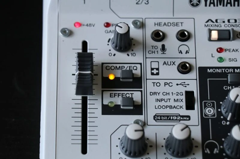 YAMAHA AG03をレビュー。実況・配信に便利なミキサー型オーディオ