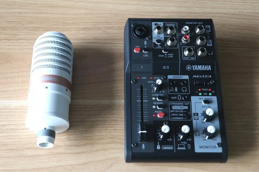 YAMAHA YCM01をレビュー。幅広い用途に使えるコンデンサーマイク