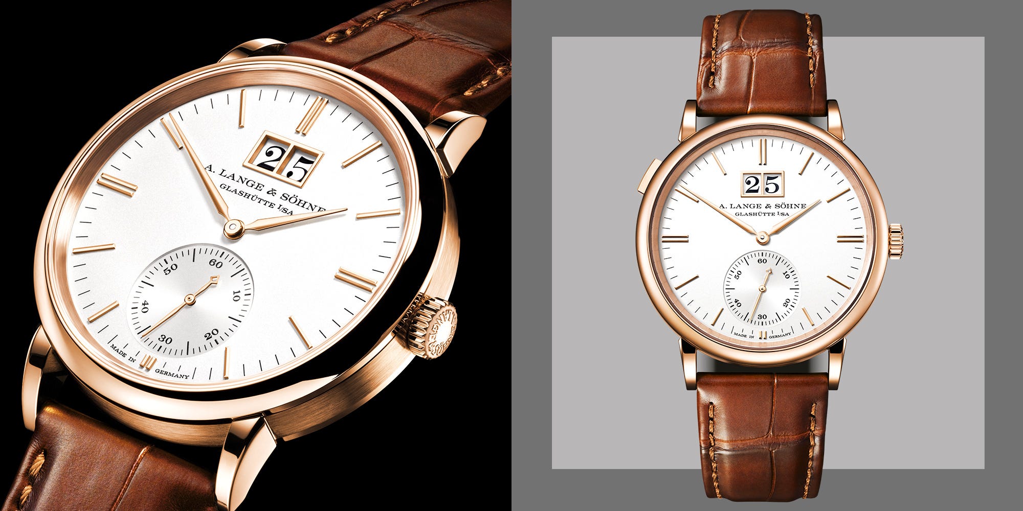 A. Lange & Söhne Saxonia Outsize Date Watch Created for 175th