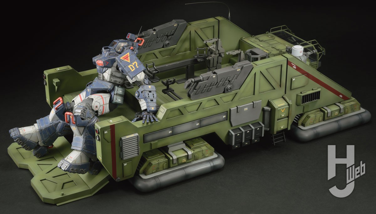 1/35「ダグラム Ver.GT」ビッグサイズのプラキットに装備・フィギュア