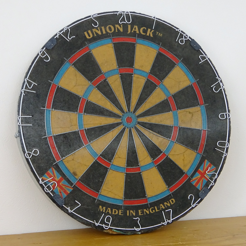 ダーツボード ケース付 アンティーク ダーツボード ケース付