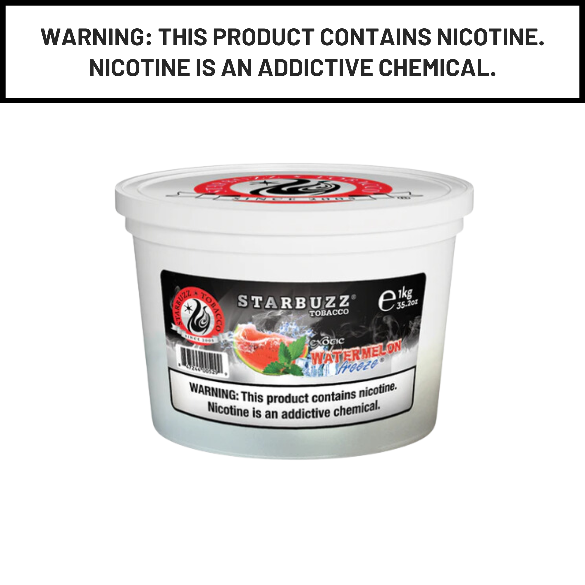 Starbuzz Shisha Bold Tobacco 1Kg Mighty Freeze & More Flavors