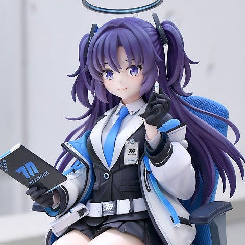 ブルアカ」ユウカが椅子に座るキュートな姿がフィギュア化。3月26日昼