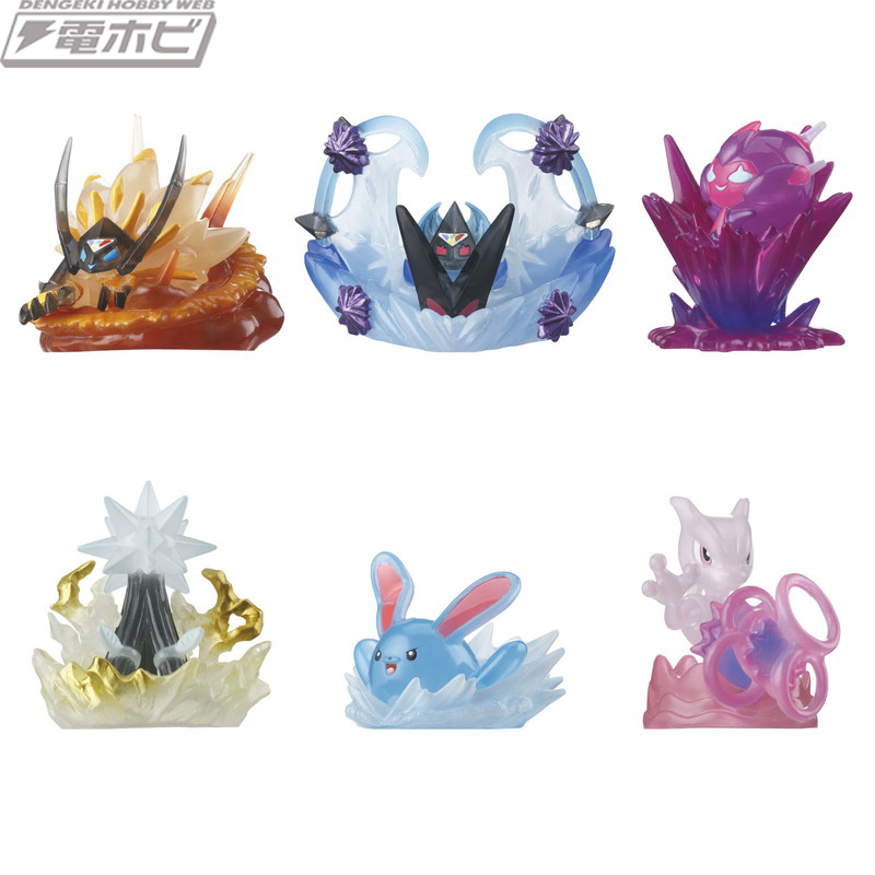 ポケモンが技を放つ瞬間をフィギュア化した食玩「必殺！キメワザポケ