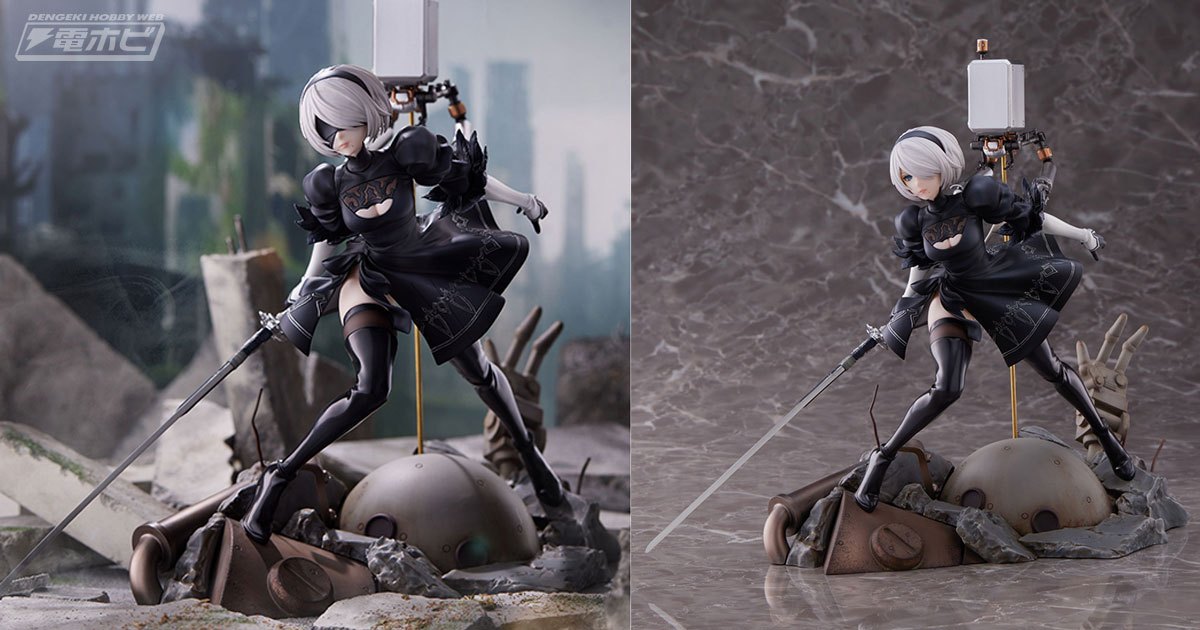 NieR:Automata Ver1.1a』描き下ろしイラストをもとに再現された2Bの