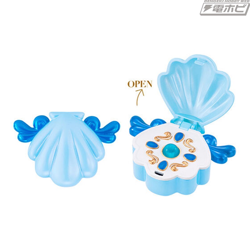 るちあ、波音、リナのアクアピッチや、e-pitchマイクなどのアイテムが