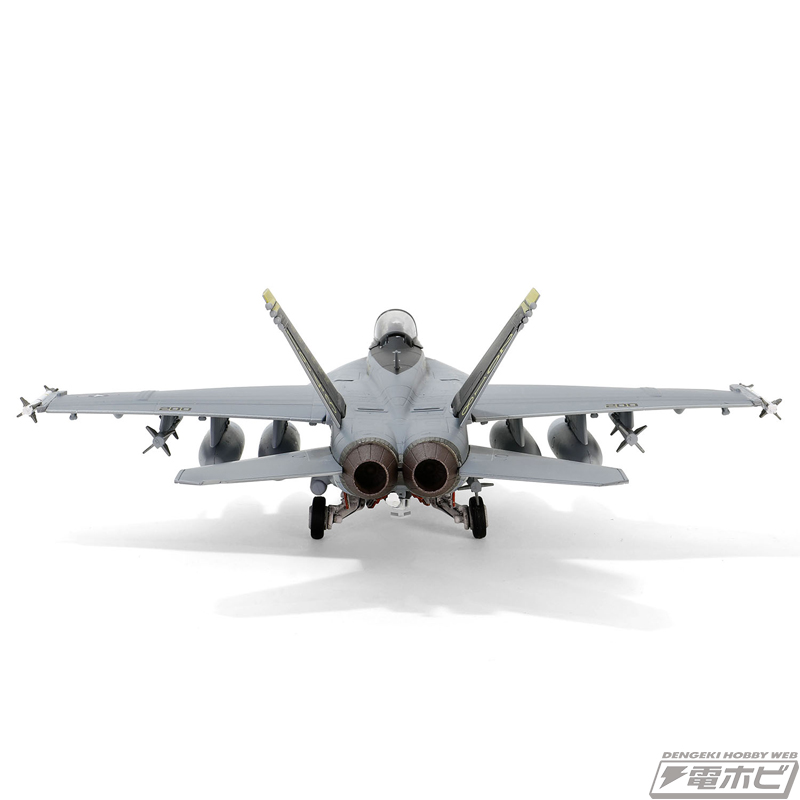 完全新金型！「F/A-18F スーパーホーネット」の1/72スケール塗装済み