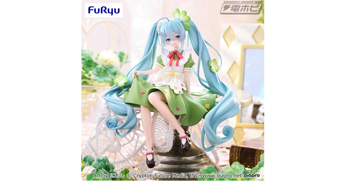 お花の妖精をイメージした『初音ミク』がぬーどるストッパーフィギュア