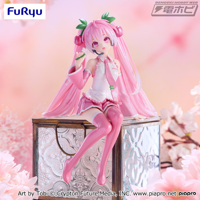 桜ミク』のぬーどるストッパーフィギュアが登場！桜ミク2024 パール