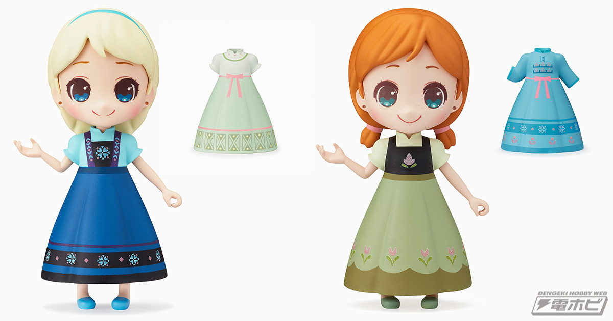 アナと雪の女王』から「アナ」と「エルサ」姉妹のフィギュアがセガ