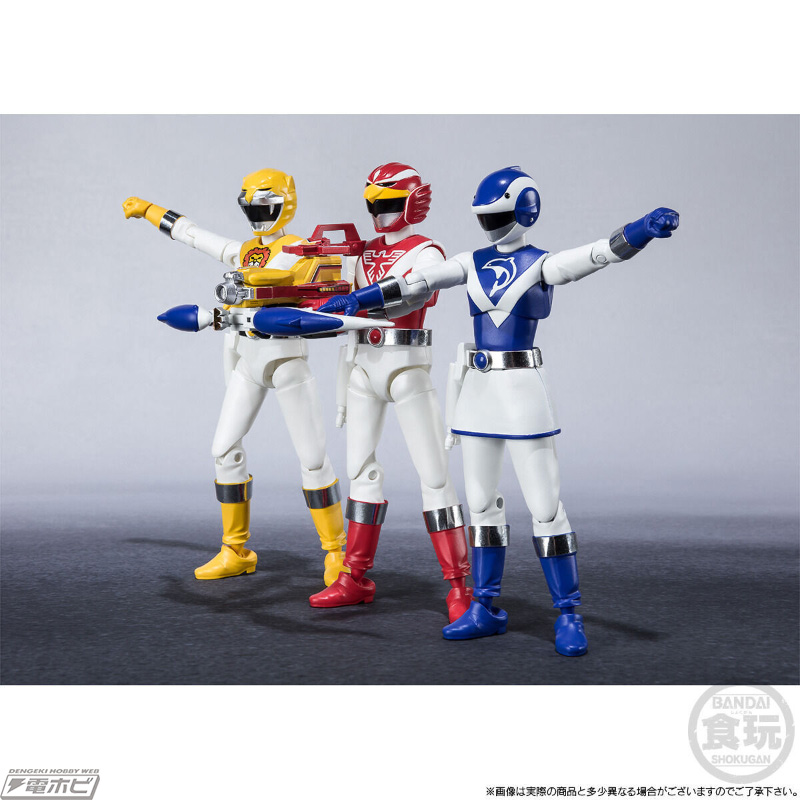 昭和最後のスーパー戦隊『超獣戦隊ライブマン』より、5人の戦士が