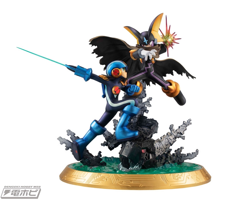 ロックマン エグゼ』ロックマン＆フォルテの激闘シーンをイメージした