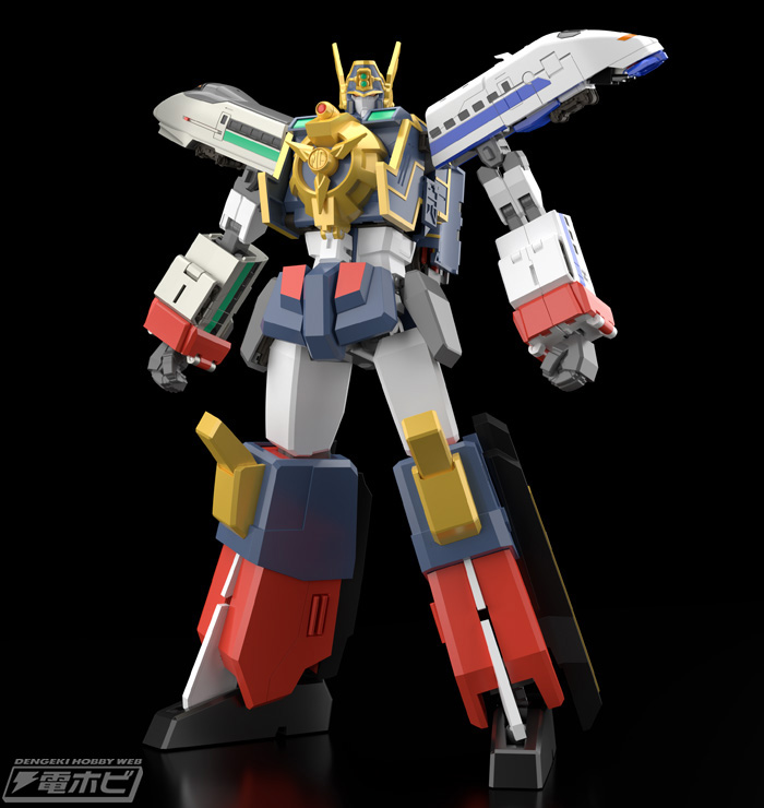 3機合体を完全再現！『勇者特急マイトガイン』マイトガインが各関節が