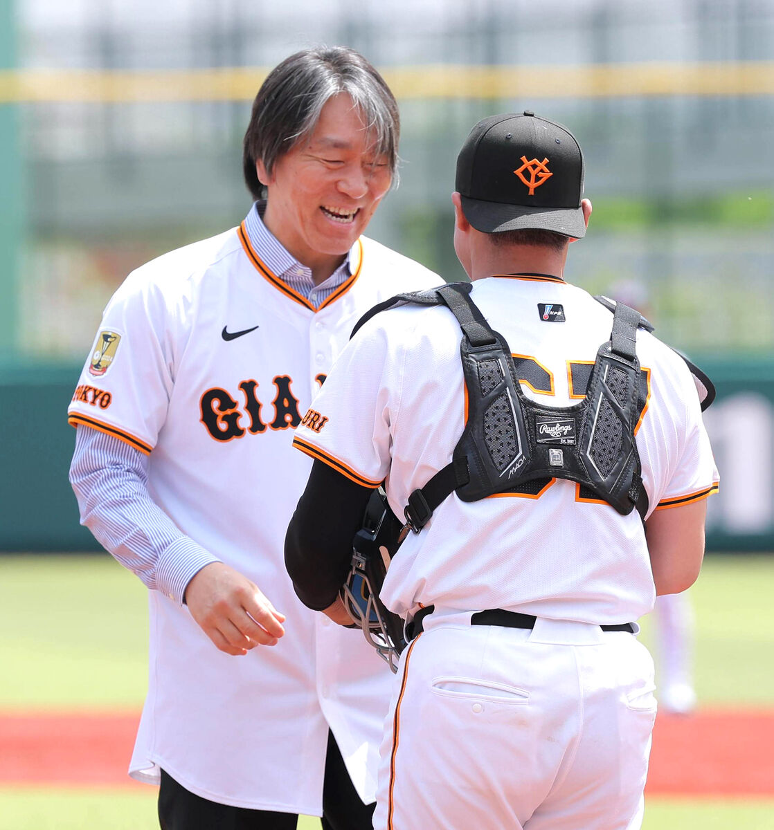 巨人】松井秀喜氏、Gタウンでのワンバン始球式に「恥ずかしい限り」夜