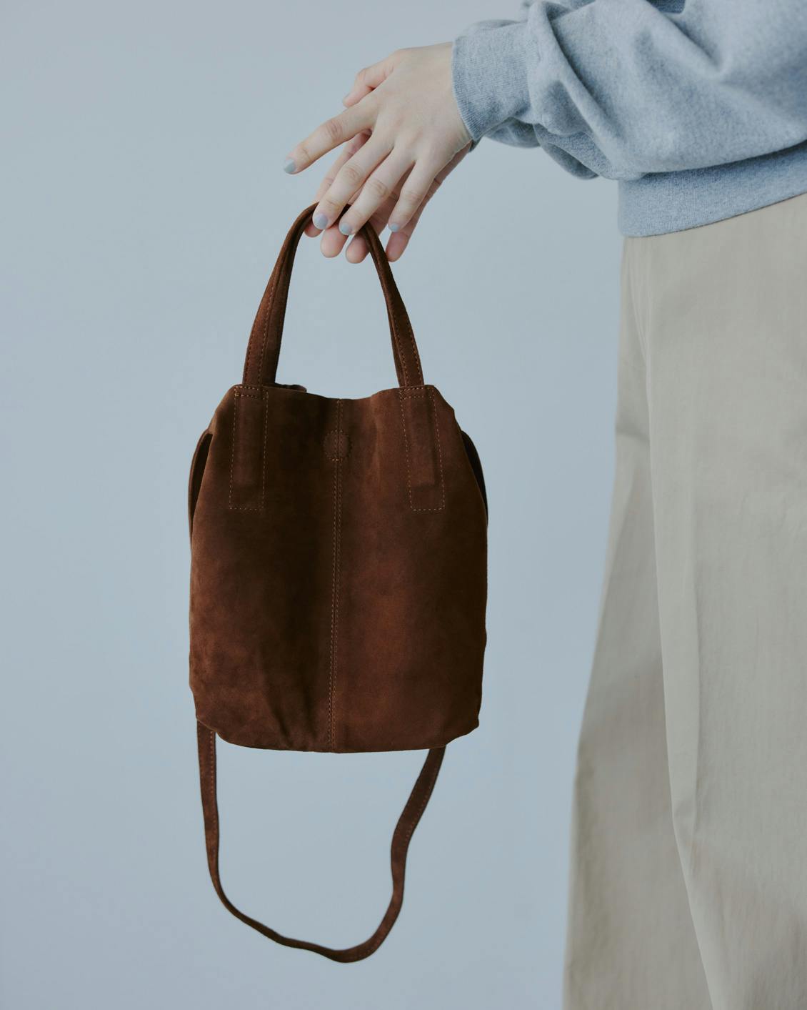 Morphée / モルフェ / オイルスエードレザーバッグ（Sサイズ） - 北欧