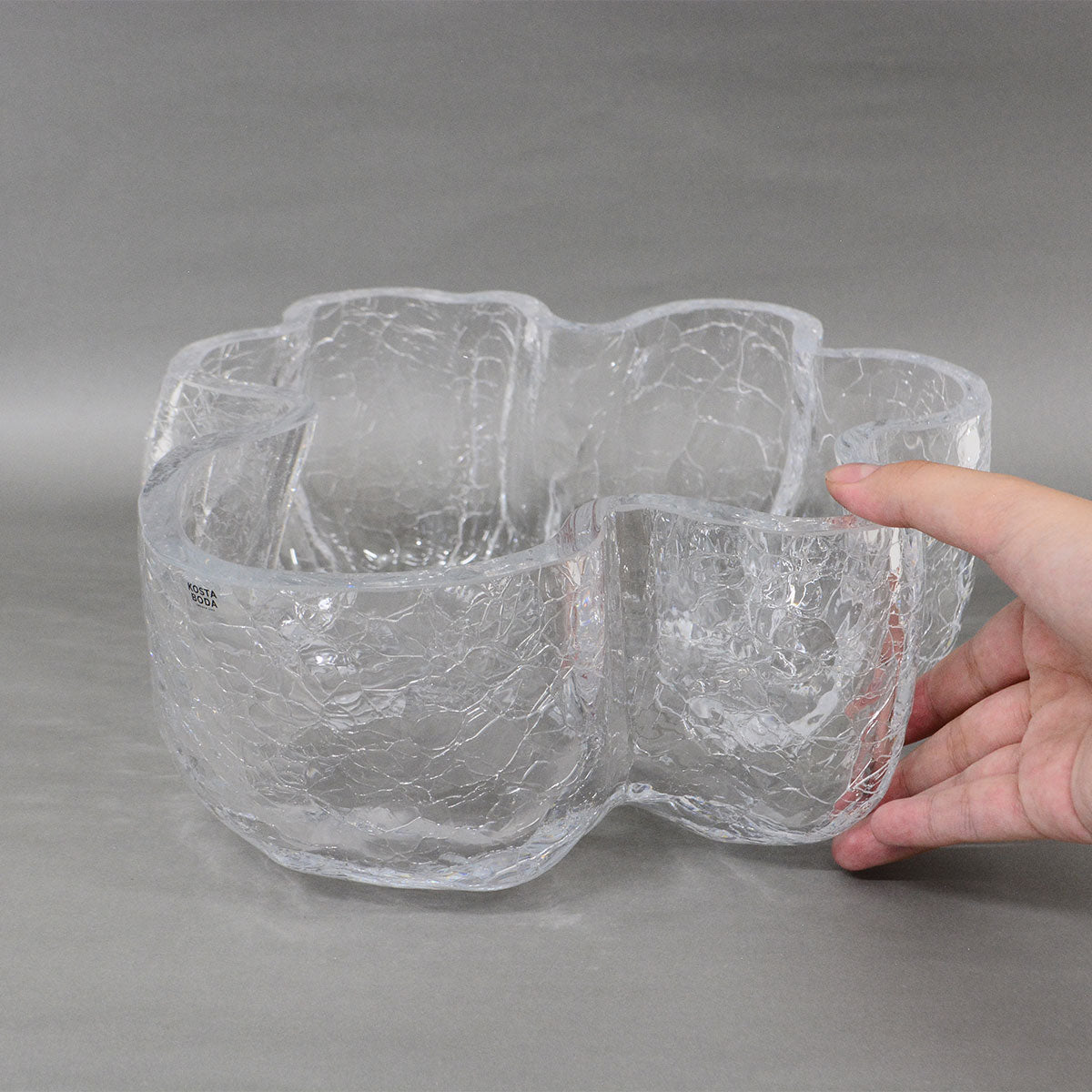 KOSTA BODA コスタボダ CRACKLE フラワーベース ( S / クリア )｜北欧雑貨